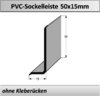 50x15mm PVC-Sockelleiste 50m